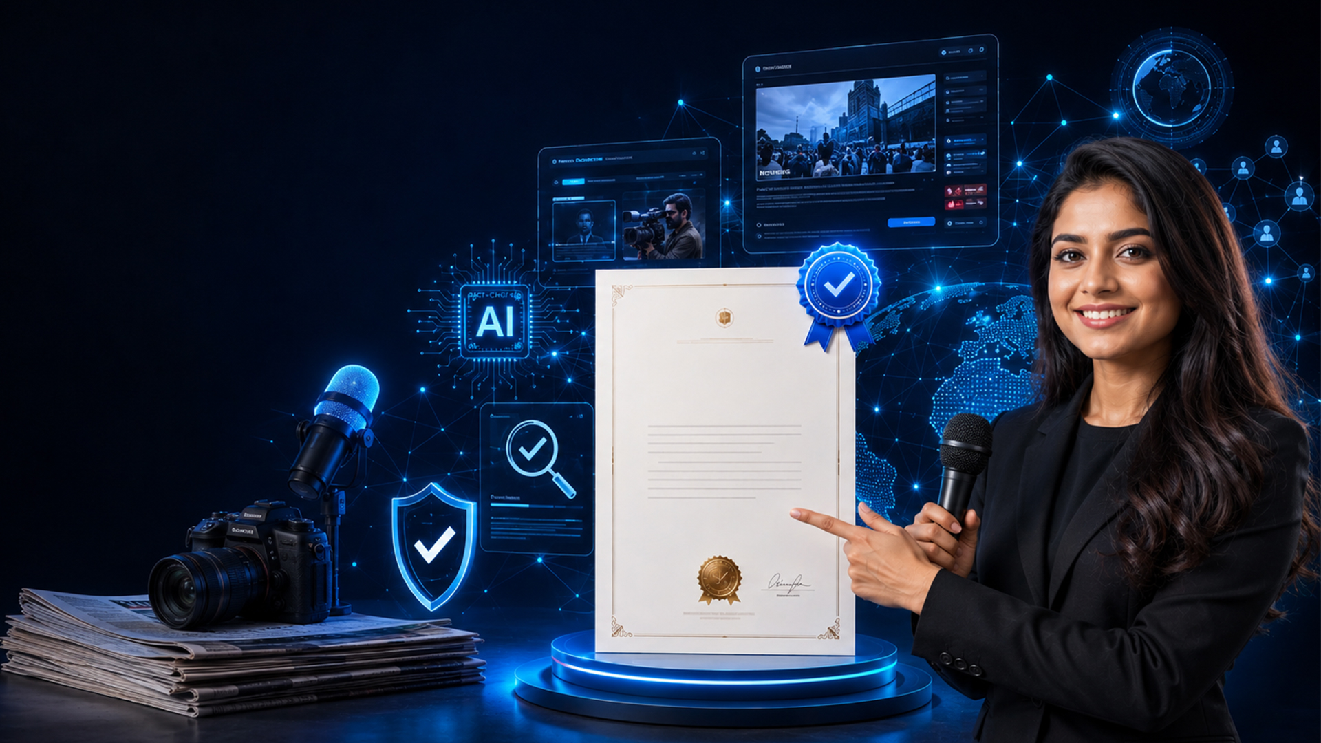 Modern Journalism & AI Content Verification
